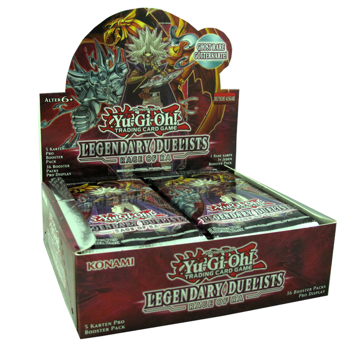 rage of ra booster box Yu-Gi-Oh! Legendary Duelists 'Rage of Ra' Display