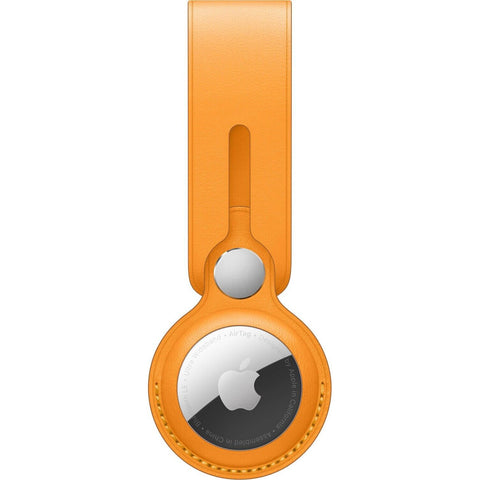 Apple AirTag Anhänger aus Leder - Orange (California Poppy) MM023ZM/A Loop Apple AirTag Anhänger aus Leder - Orange (California Poppy) MM023ZM/A Loop