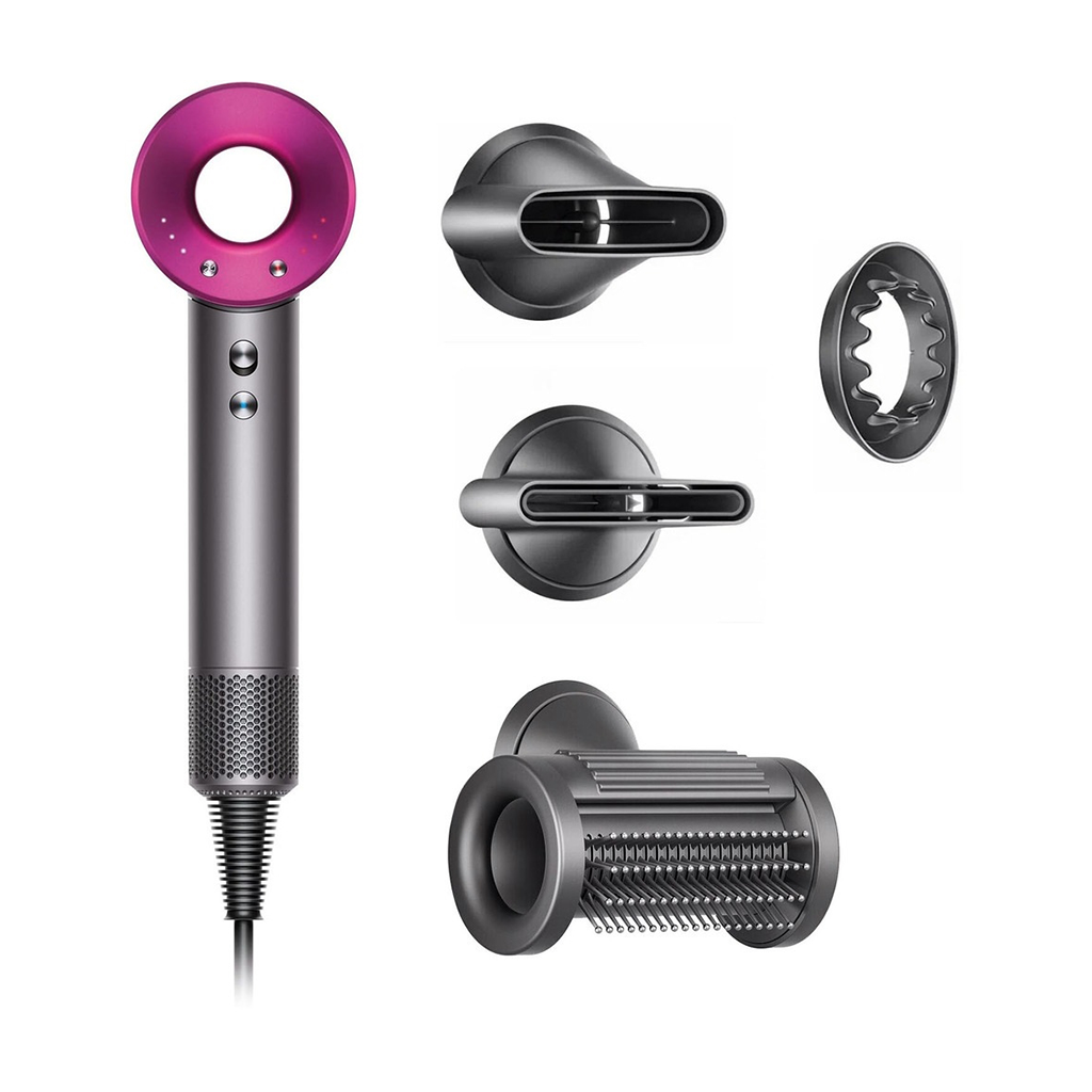 Dyson HD15 Supersonic Hair Dryer Nickel/ Fuchsia - B-Ware ohne OVP