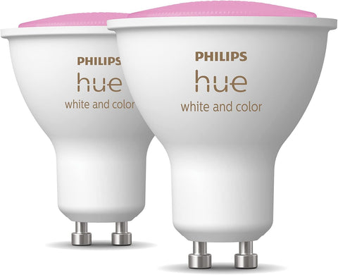 Philips Hue White & Color Ambiance GU10 LED Spots 2-er Pack (350 lm) - Neuware ohne Verpackung