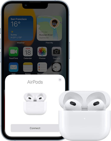 Apple AirPods 3. Generation Weiß mit Magsafe Ladecase