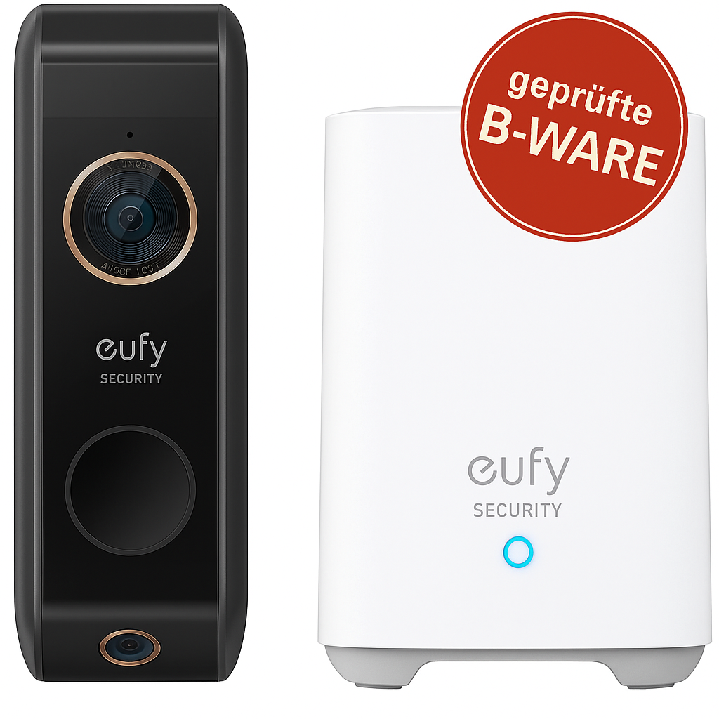 Eufy Video Doorbell Dual 2 Pro + HomeBase (E8213G11)