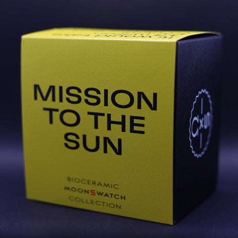 Swatch Omega Bioceramic Moonswatch Mission to Sun