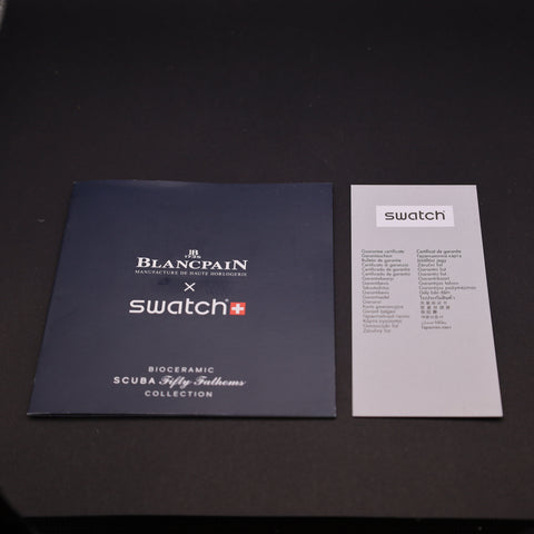 Swatch x Blancpain Pacific Ocean Automatikuhr Bioceramic Scuba Fifty Fathoms-Kollektion