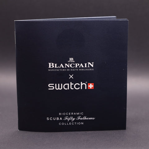 Swatch x Blancpain Antarctic Ocean Automatikuhr Bioceramic Scuba Fifty Fathoms-Kollektion