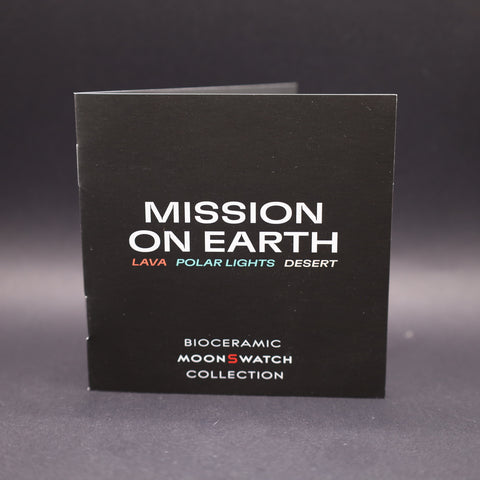 Swatch Omega Bioceramic Moonswatch Mission on Earth - Polar Lights