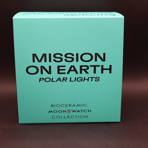 Swatch Omega Bioceramic Moonswatch Mission on Earth - Polar Lights