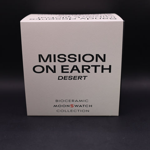 Swatch Omega Bioceramic Moonswatch Mission on Earth - Desert