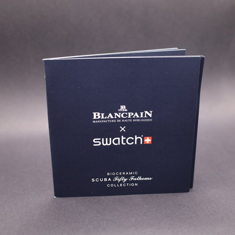 Swatch x Blancpain Blue Lagoon Automatikuhr Bioceramic Scuba Fifty Fathoms-Kollektion