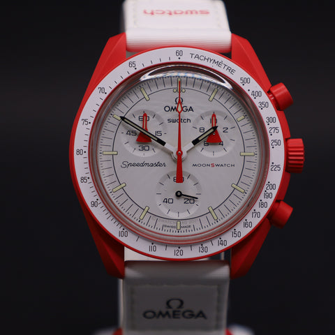 Swatch x Omega Bioceramic Moonswatch Mission to Mars