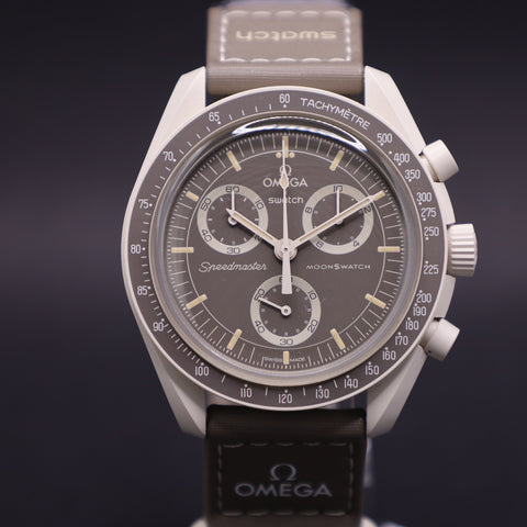 Swatch Omega Bioceramic Moonswatch Mission on Earth - Desert