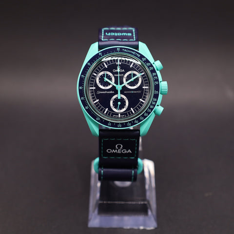 Swatch Omega Bioceramic Moonswatch Mission on Earth - Polar Lights