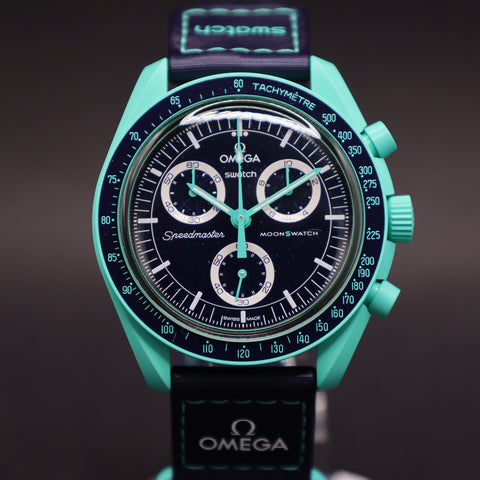 Swatch Omega Bioceramic Moonswatch Mission on Earth - Polar Lights