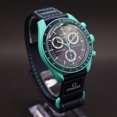 Swatch Omega Bioceramic Moonswatch Mission on Earth - Polar Lights