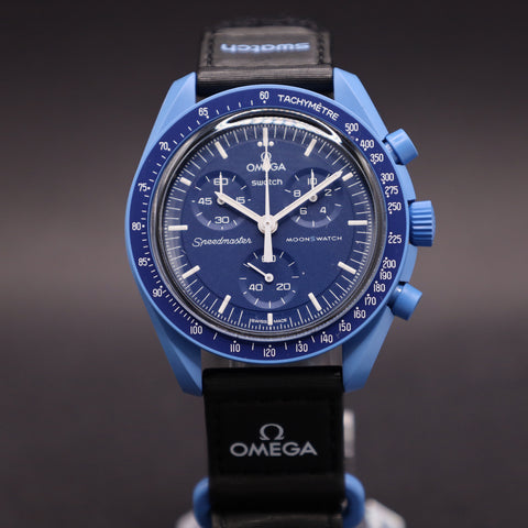 Swatch Omega Moonswatch Mission to Neptune Bioceramic