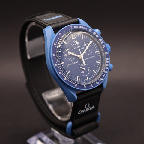 Swatch Omega Moonswatch Mission to Neptune Bioceramic