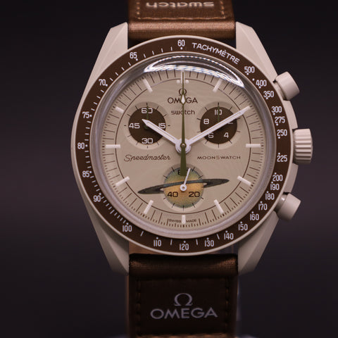 Swatch x Omega Bioceramic Moonswatch Mission to Saturn