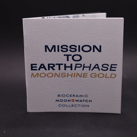 Swatch x Omega Moonswatch Mission to the EARTHPHASE Moonshine Gold SO33W701L