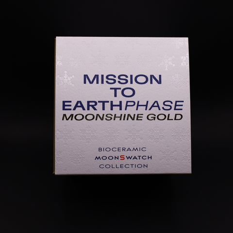 Swatch x Omega Moonswatch Mission to the EARTHPHASE Moonshine Gold SO33W701L