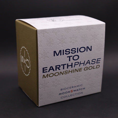 Swatch x Omega Moonswatch Mission to the EARTHPHASE Moonshine Gold SO33W701L