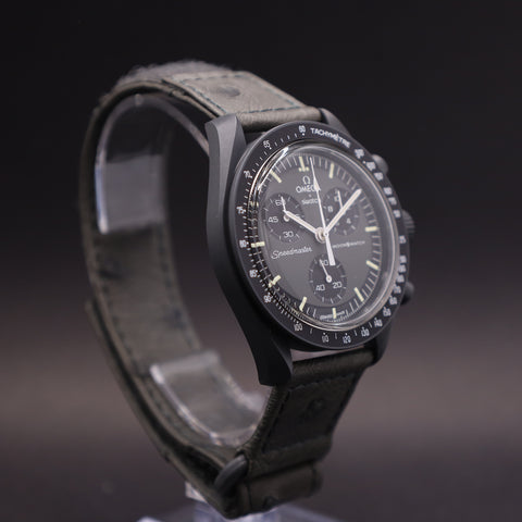 OMEGA x Swatch MoonSwatch Mission to Mercury Straußenleder SO33A100C
