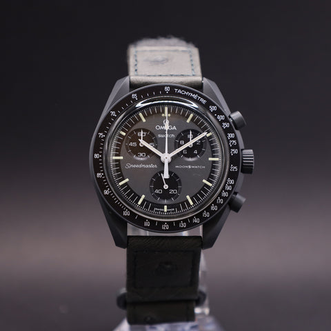 OMEGA x Swatch MoonSwatch Mission to Mercury Straußenleder SO33A100C