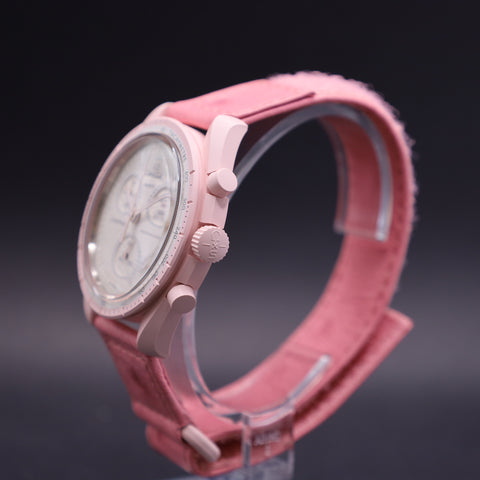 OMEGA x Swatch MoonSwatch Mission to Venus Straußenleder SO33P100C