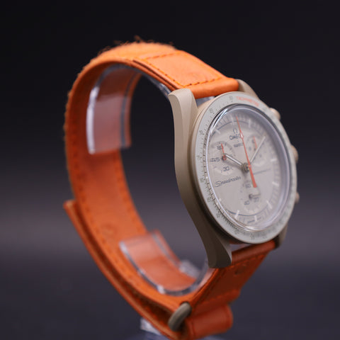 OMEGA x Swatch MoonSwatch Mission to Jupiter Straußenleder SO33C100C