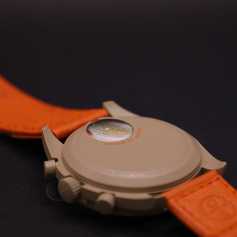 OMEGA x Swatch MoonSwatch Mission to Jupiter Straußenleder SO33C100C
