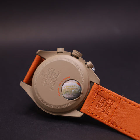 OMEGA x Swatch MoonSwatch Mission to Jupiter Straußenleder SO33C100C