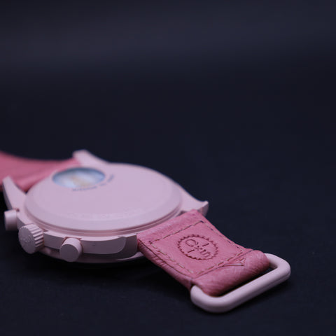 OMEGA x Swatch MoonSwatch Mission to Venus Straußenleder SO33P100C