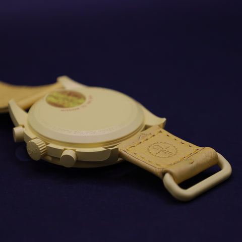 OMEGA x Swatch MoonSwatch Mission to the Sun Straußenleder SO33J100C