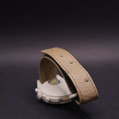 OMEGA x Swatch MoonSwatch Mission to Saturn Straußenleder SO33T100C