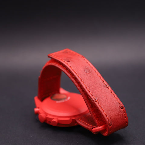 OMEGA x Swatch MoonSwatch Mission to Mars Straußenleder SO33R100C