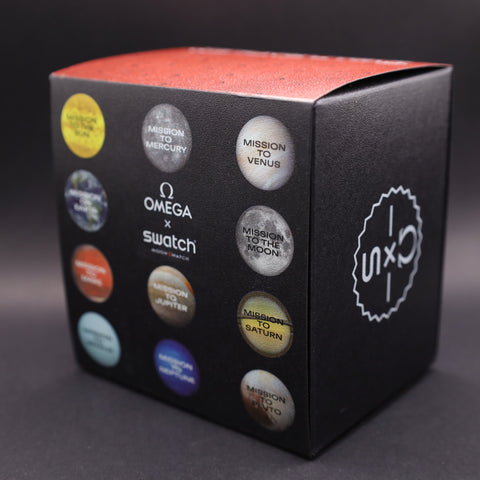 OMEGA x Swatch MoonSwatch Mission to Mars Straußenleder SO33R100C
