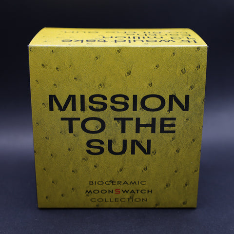 OMEGA x Swatch MoonSwatch Mission to the Sun Straußenleder SO33J100C