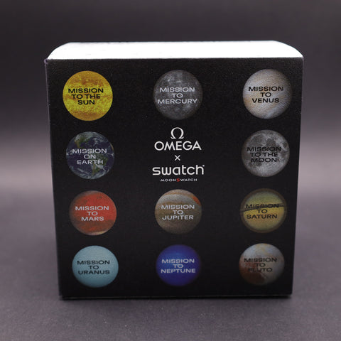 OMEGA x Swatch MoonSwatch Mission to Uranus Straußenleder SO33L100C