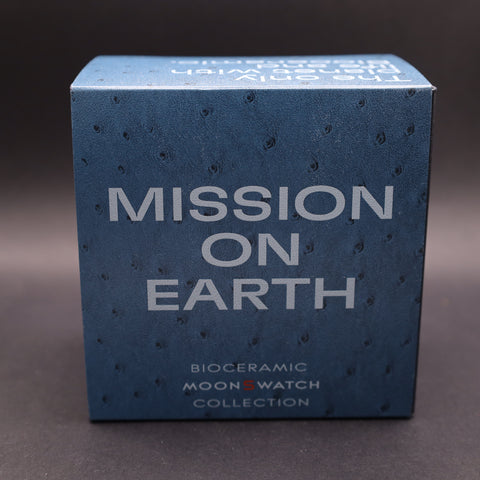 OMEGA x Swatch MoonSwatch Mission on Earth Straußenleder SO33G100C