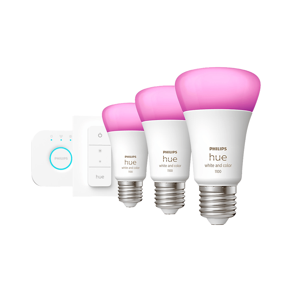 Philips Hue White & Col. Amb. E27 3er Starter Set Mehrfarbig - Neuware ohne Verpackung