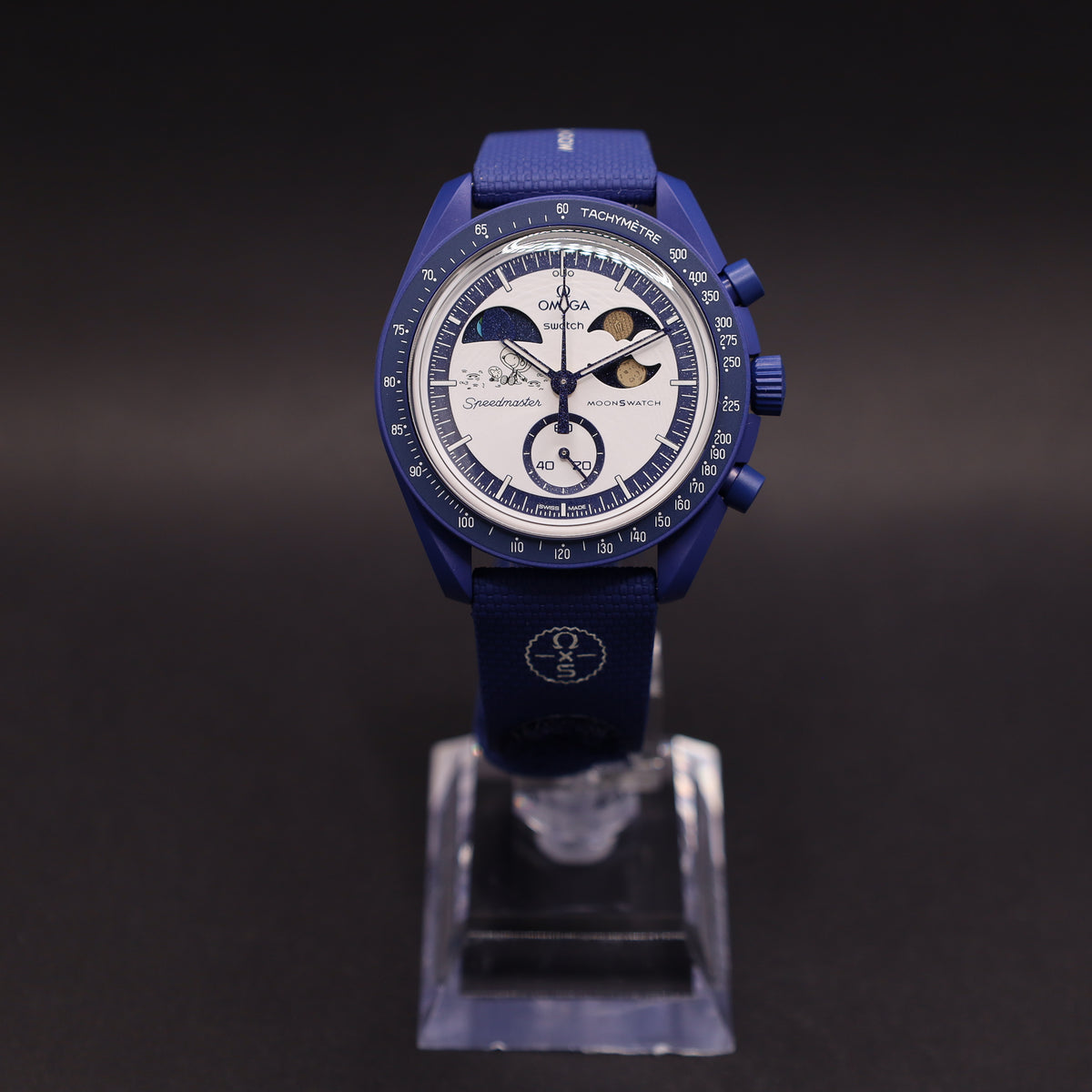 Chronograph Swatch x Omega MoonSwatch Mission to Earthphase Moonshine Gold Popcorn