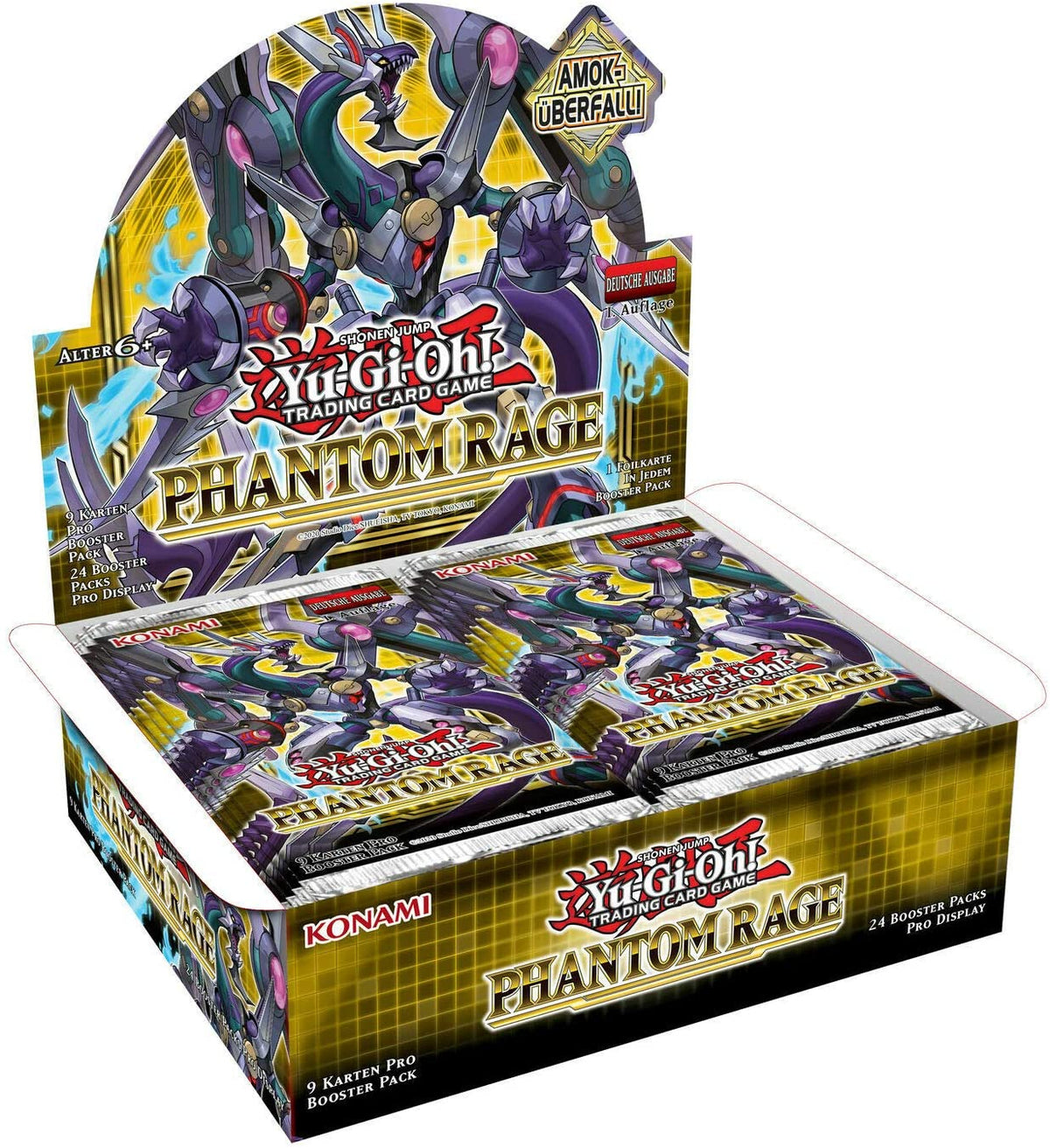 Konami Yu-Gi-Oh - Phantom Rage Booster Display 1. Auflage - Deutsch - 24 Booster