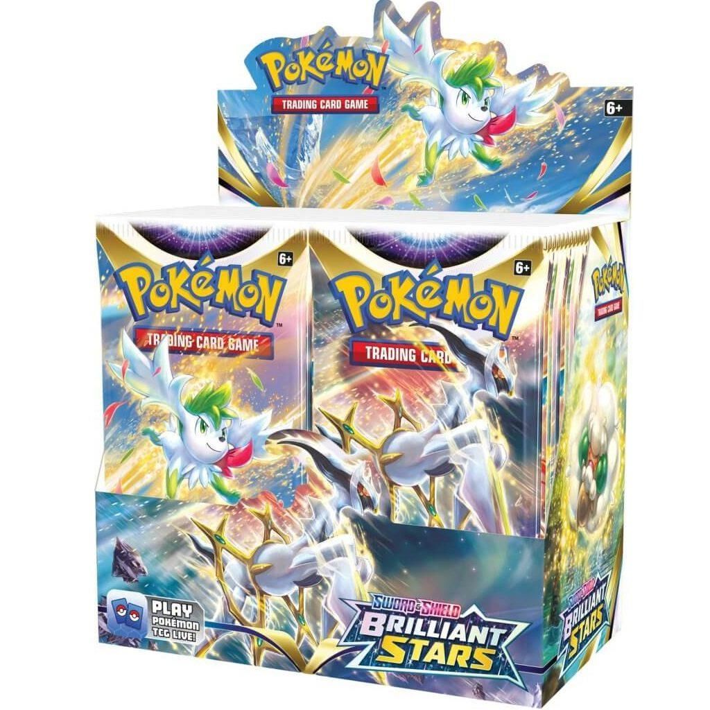 Pokemon Sword & Shield 09 - Englisch - Brilliant Stars (Strahlende Sterne) Booster Display - 36 Booster Packs