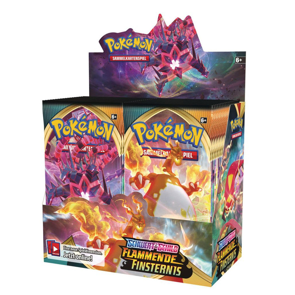 Pokemon SWSH03 Flammende Finsternis Display mit 36 Booster Packs