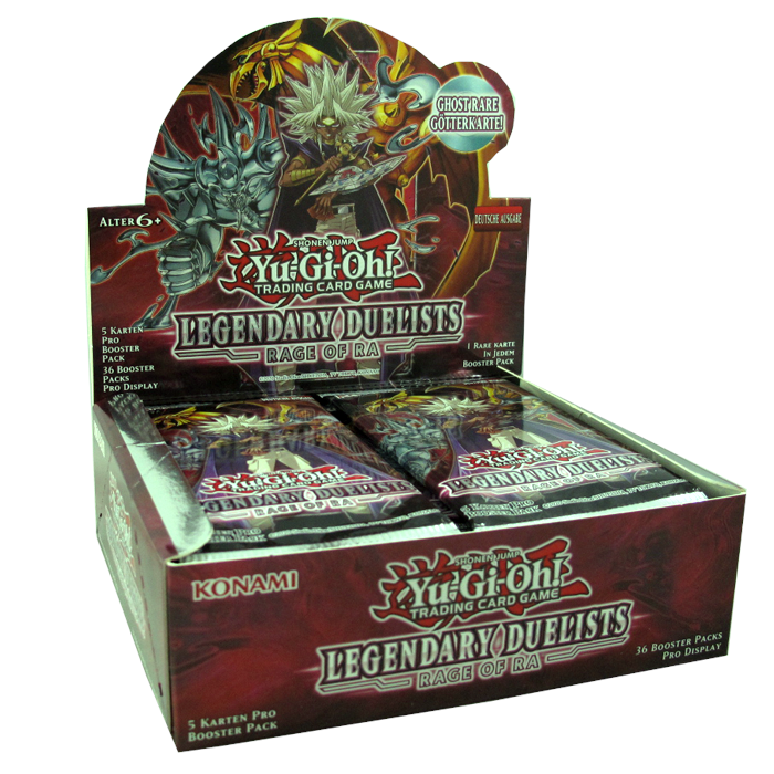 Yu-Gi-Oh! Legendary Duelists 'Rage of Ra' Display - Deutsch Unlimited Edition - 36 Booster