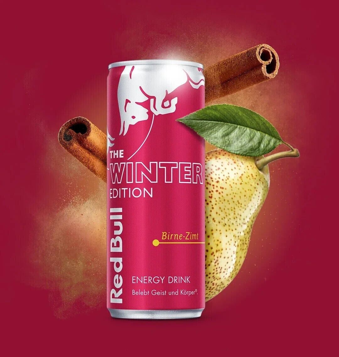 Red Bull Birne-Zimt Dose The Winter Edition 0,25l