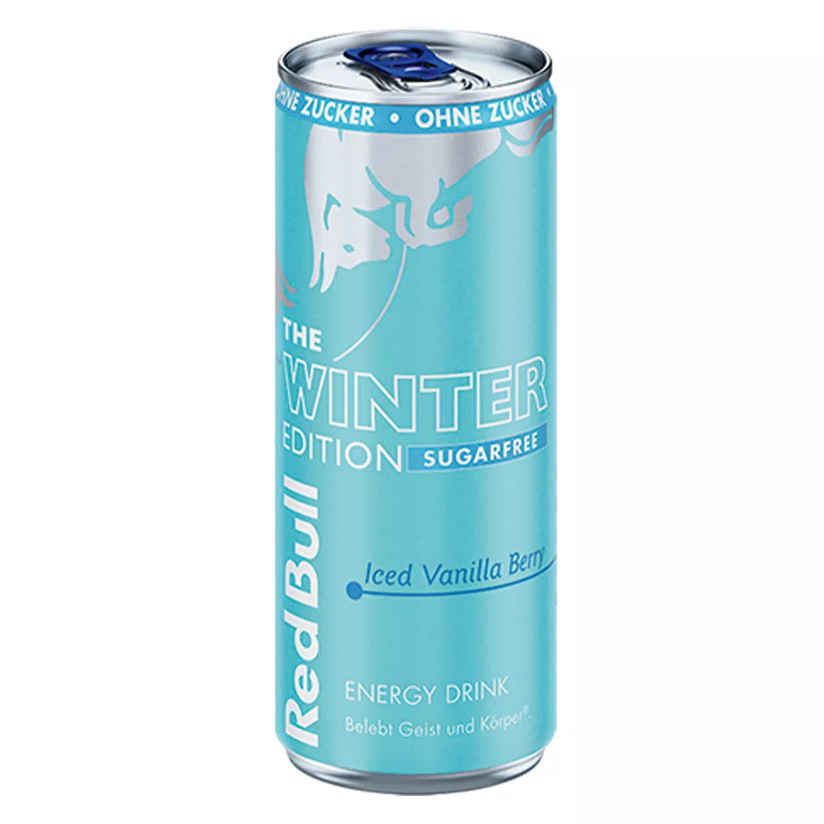 Red Bull Iced Vanilla Berry Sugarfree Energy Drink Winter Edition 2024 0,25l