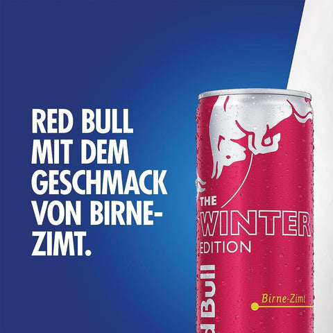 Red Bull Birne-Zimt Dose The Winter Edition 24x0,25l