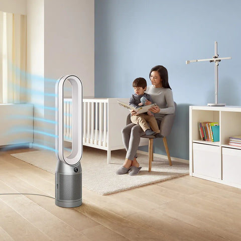 Dyson AM10 Luftbefeuchter Ventilator Weiß/Silber